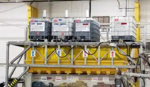 Mechano Max custom-engineered modular access platform - Pallet Rack Tempeff installed by customer