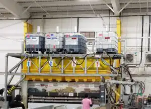 Mechano Max custom-engineered modular access platform - Tempeff INstalled Pallet Rack