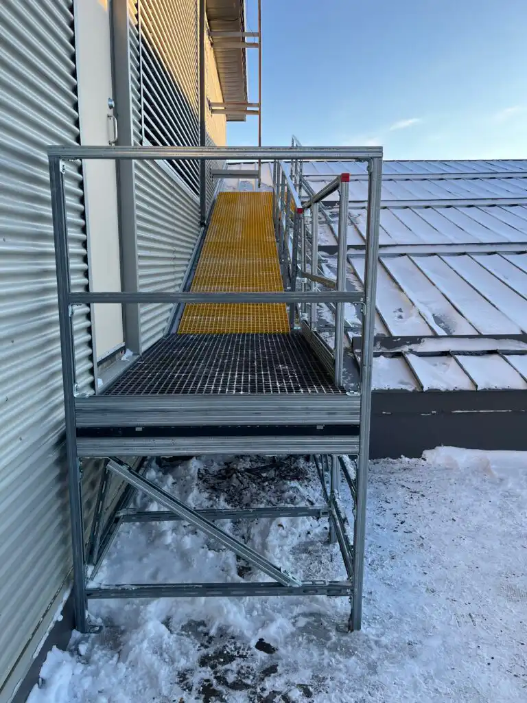 Mechano Max custom engineered platform load capacity solution installed at Canadian industrial site 2025