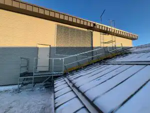 Modular Steel Construction & Prefab Steel Systems 5 Mechano Max modular industrial walkway - New MMX Rooftop PLatform and Walkway